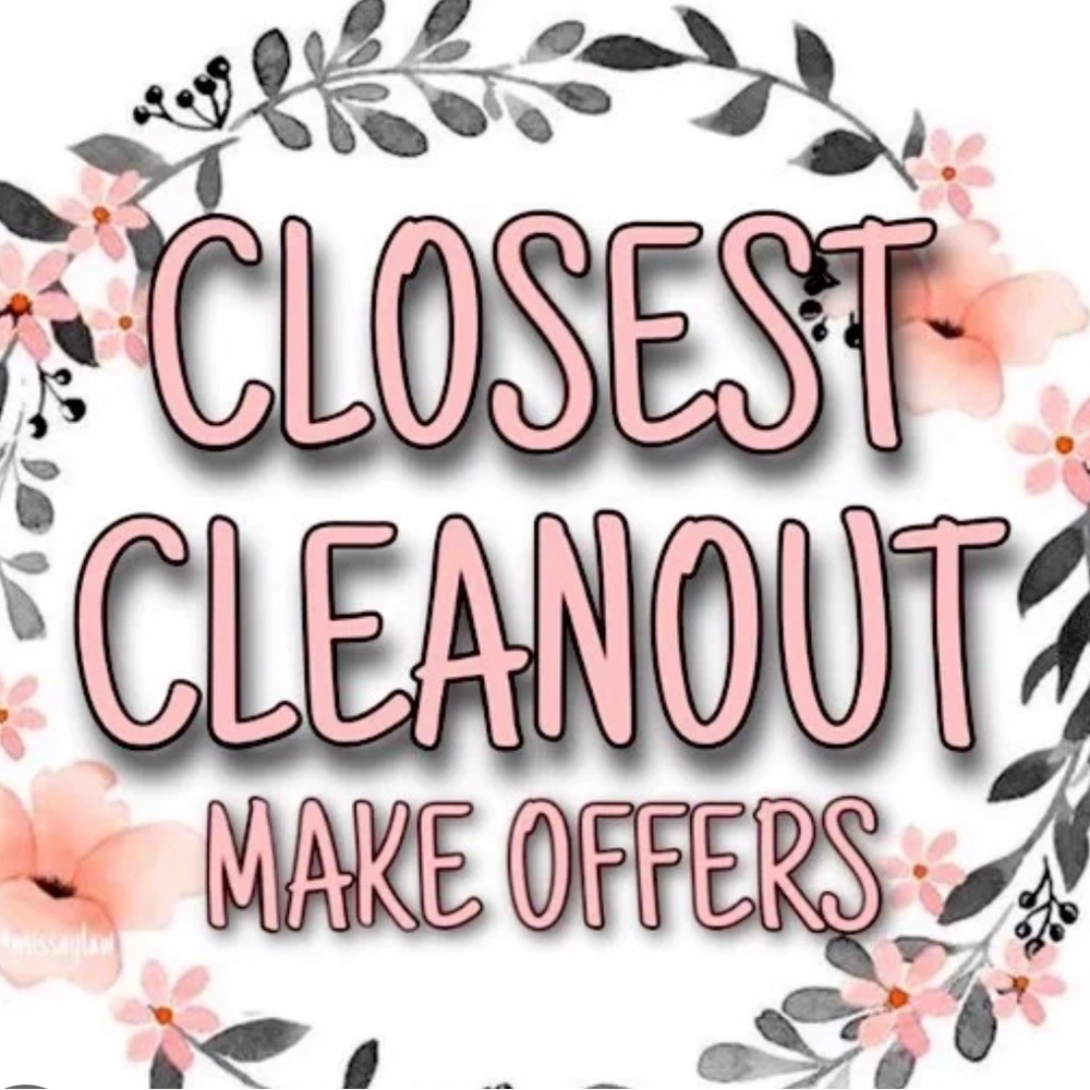 Floral Pink and Gray Graphic Sign